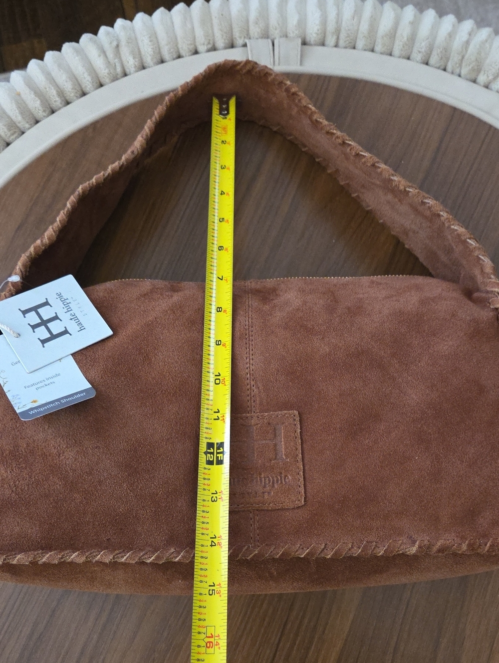Haute Hippie Tan Suede Hand Bag - Picture 7 of 9